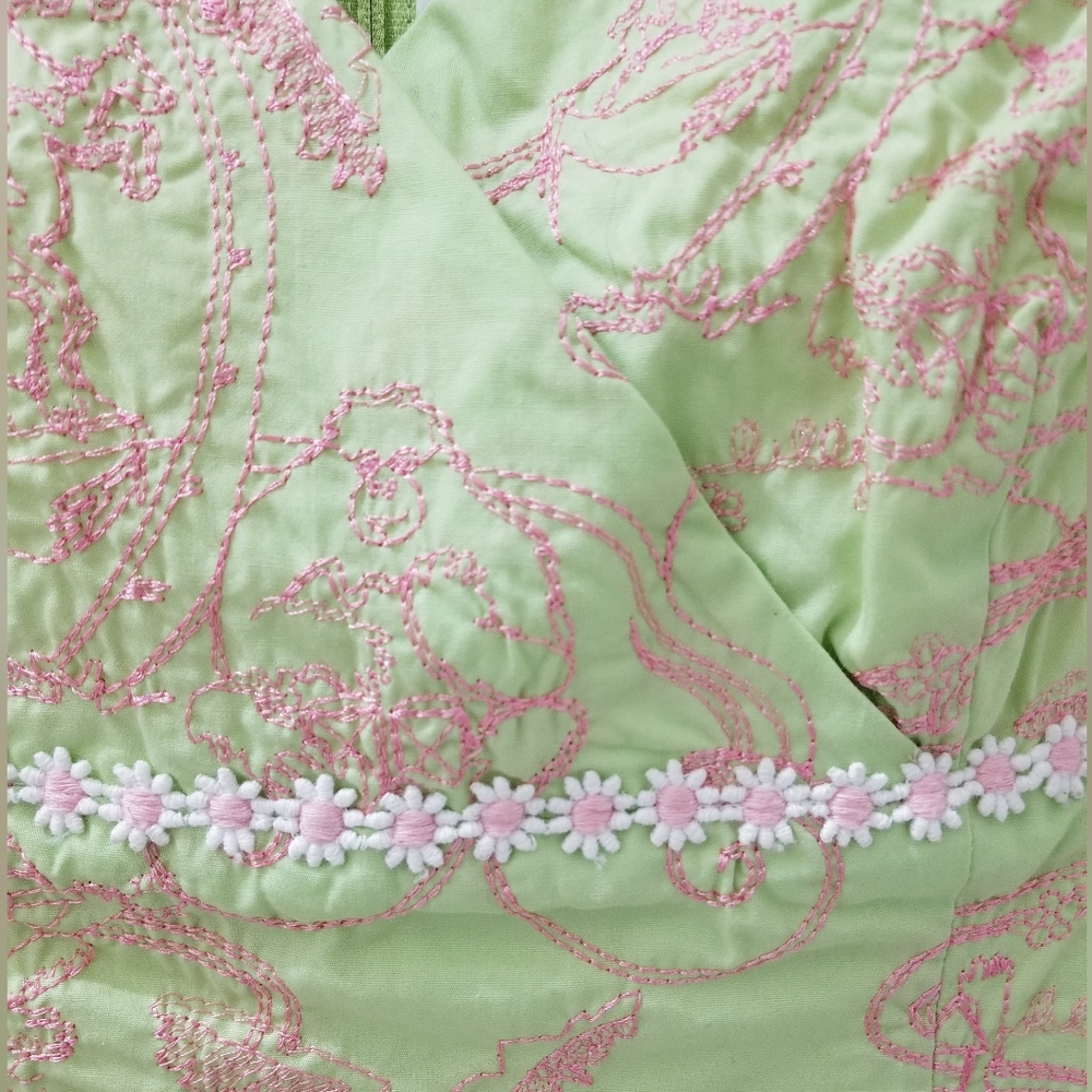 Lilly Pulitzer Vintage White Label Staci Shift Dress Pistachio Monkey Business 4 - Picture 5 of 14